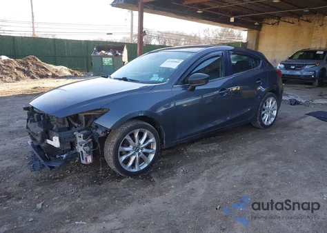2014 Mazda Mazda3 S Grand Touring из США, поврежденный, VIN JM1BM1M34E1171066